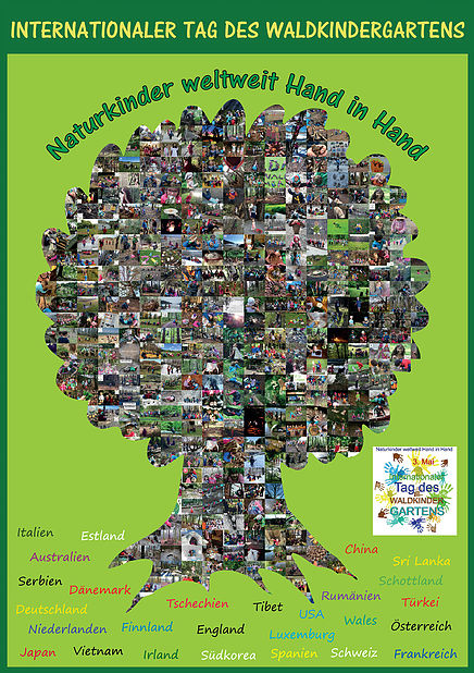 Plakat Internationaler Tag der Waldkindergärten